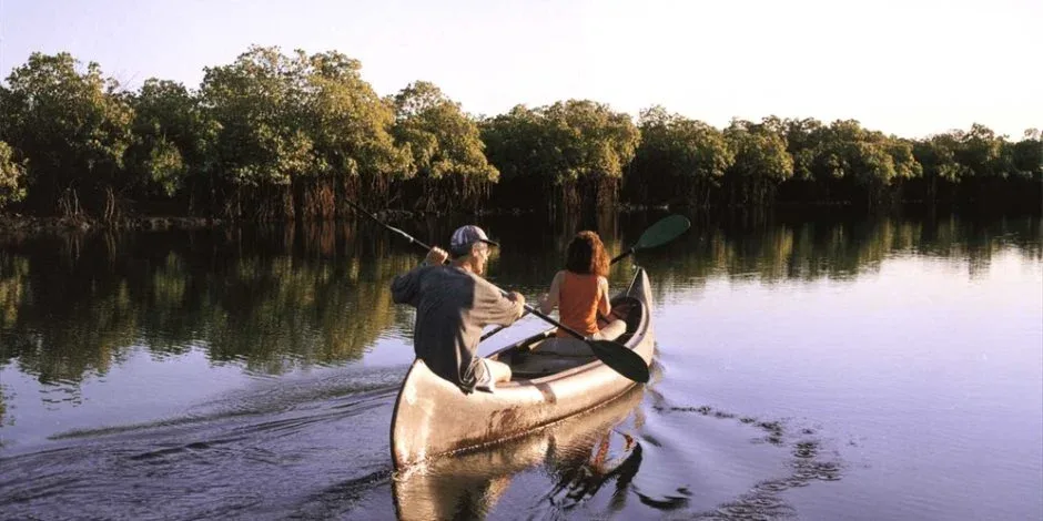 Kayak through the spectacular Sine Saloum Delta Senegal.