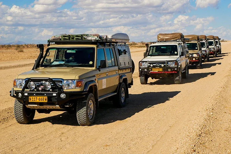 Namibia Private Guided Safari Tours Convoy 01