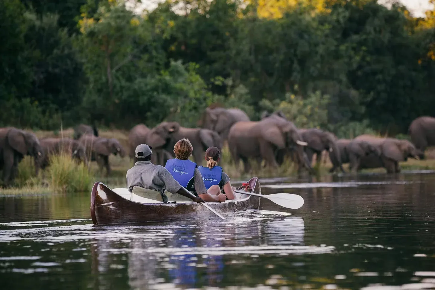 Africa Canoe Safaris in February