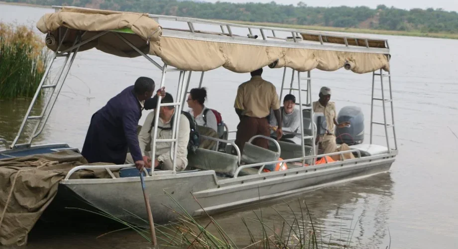 vwaza marsh wildlife reserve boat safari